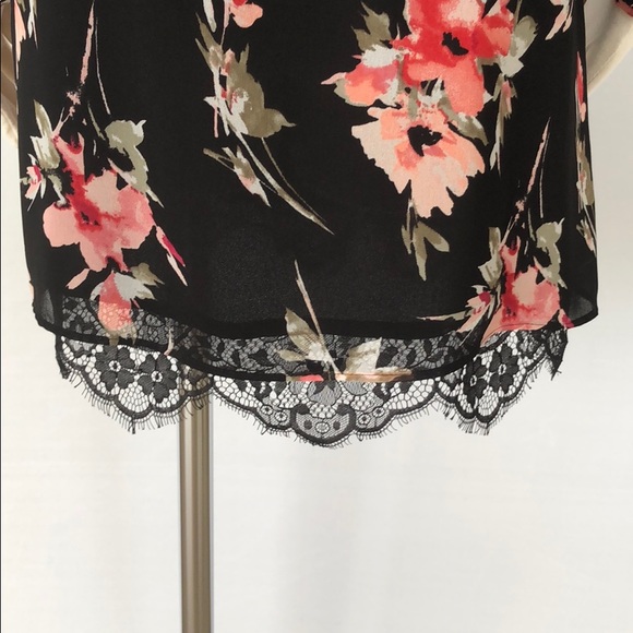 NWT WHBM Romantic Floral Print Dress.. Size 0 - Picture 14 of 15